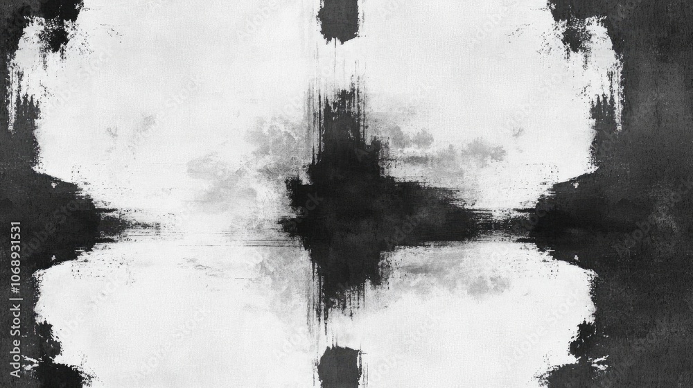 Old abstract grayscale grunge background in a seamless pattern perfect for textile design and creative projects