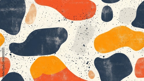 Wallpaper Mural Seamless wallpaper pattern featuring modern textures and shapes ideal for interior design and print projects Torontodigital.ca