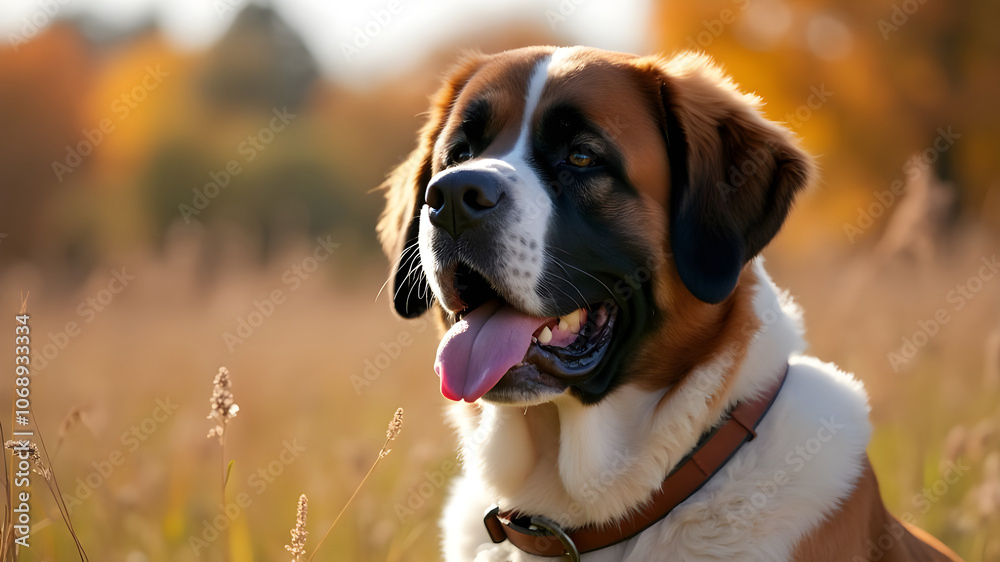 Saint Bernard - this breed is known for its large size and gentle demeanor