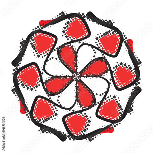borders, lines, stars,star, pattern, abstract, shape, sun, background, line, graphic, design, optical, illusion, vector, poster, round, modern, psychedelic, icon, art, element, bauhaus, cool, illustra