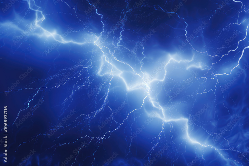Electrifying Power: Blue Lightning Energy Surge Electrifying Power: Blue Lightning Energy Surge