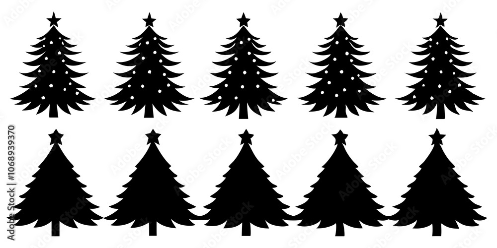 10 Silhouette Christmas Tree Vector, Silhouette Christmas Tree Vector, Christmas Tree Silhouette Vector 10 Silhouette Christmas Tree Vector, Silhouette Christmas Tree Vector, Christmas Tree Silhouette Vector