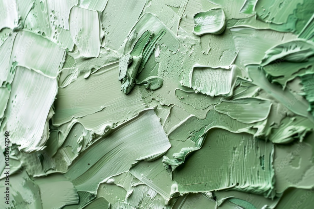 Photo of Many rough green smears of acrylic oil paint on flat surface. Background texture for backdrops or mapping Photo of Many rough green smears of acrylic oil paint on flat surface. Background texture for backdrops or mapping