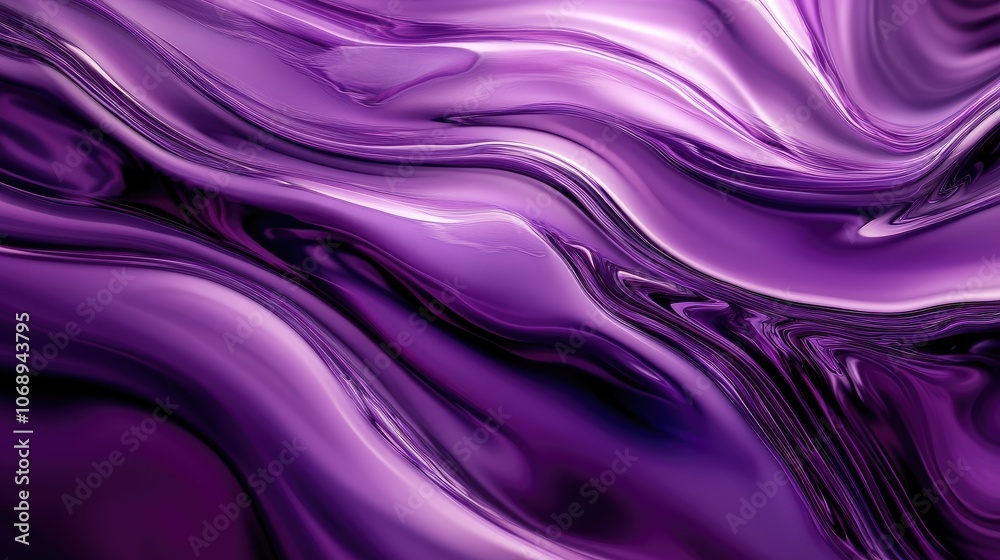 Obraz premium Luxurious color gradient abstract background in rich shades of purple and violet, ideal for creative projects, with ample copy space for your design needs.