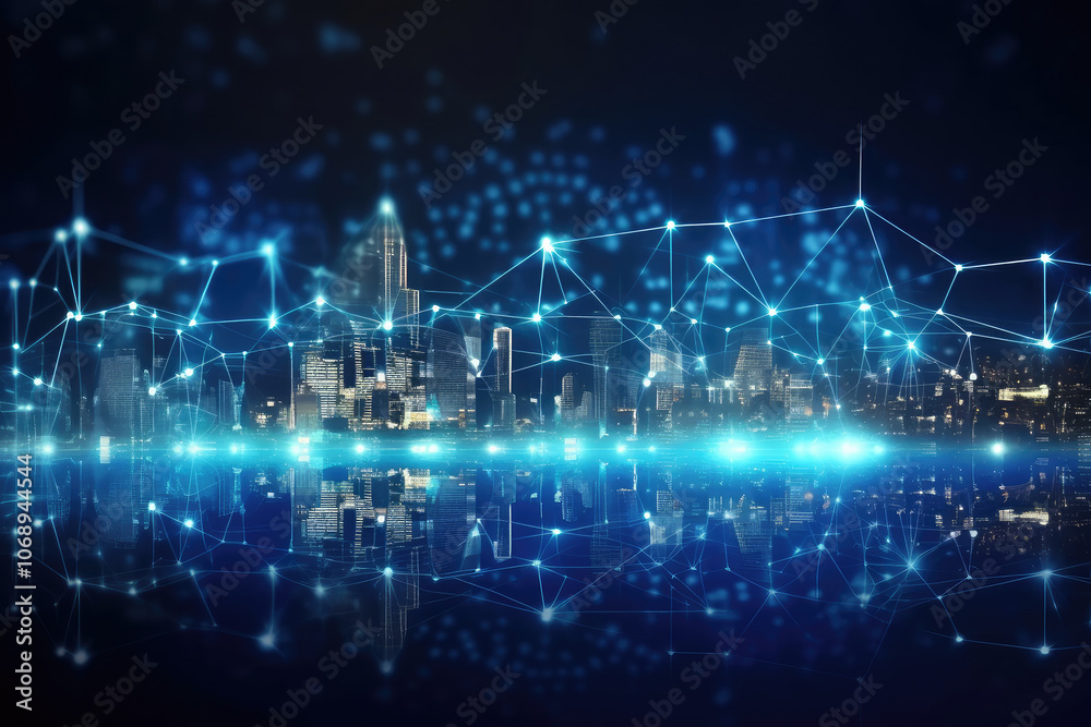 Smart City Digital Network Connectivity Smart City Digital Network Connectivity