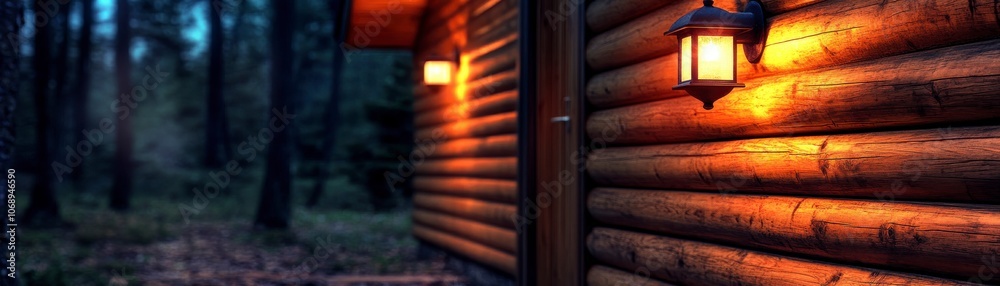 Cabin Glow Evening Light, rustic logs, serene forest backdrop, warm ambiance, inviting retreat, peaceful surroundings Cabin Glow Evening Light, rustic logs, serene forest backdrop, warm ambiance, inviting retreat, peaceful surroundings