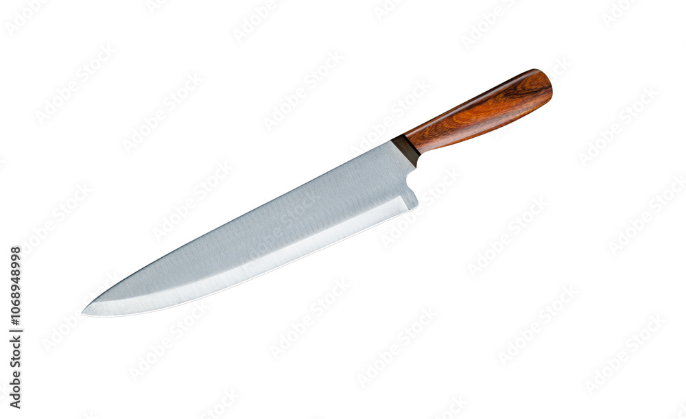 illustration of a kitchen knife for cutting and slicing illustration of a kitchen knife for cutting and slicing