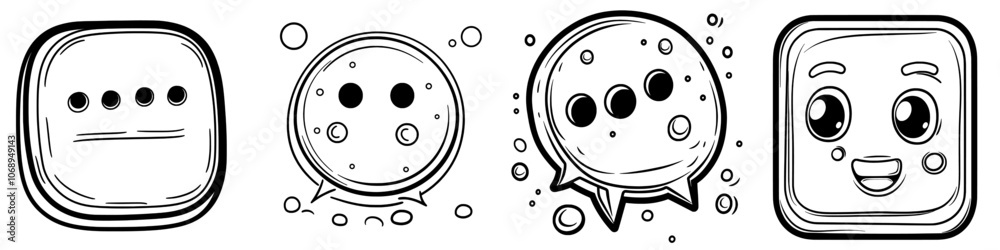 Graph icon with bubbles, isolated on white Graph icon with bubbles, isolated on white