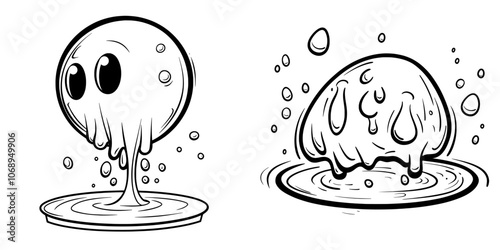 Simple space stone symbol modern illustration. Pixel-perfect asteroid icon.