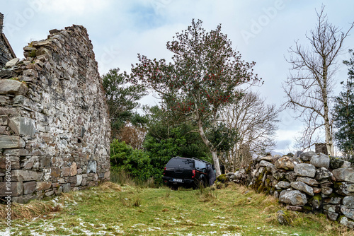 The lost village of Glenthornan by Dunlewey in County Donegal - Ireland photo