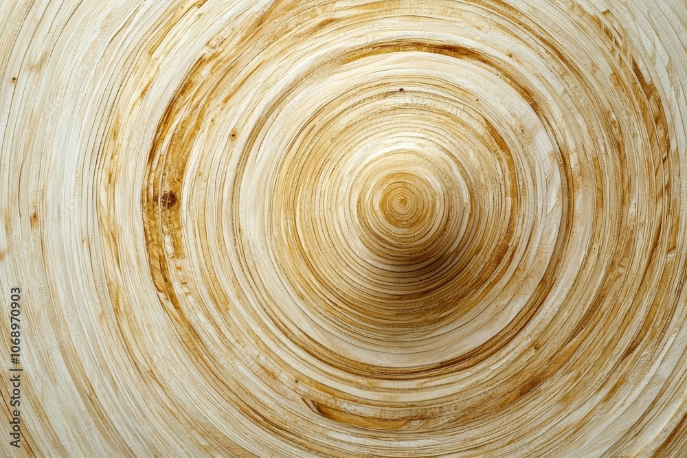Fototapeta premium texture of modern wood circle rings , isolated on white background, , copy space for text,