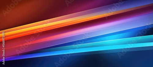 Vibrant Colorful Light Streaks on Dark Background