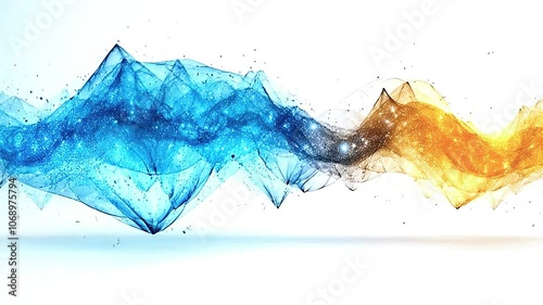 abstract background with splashes