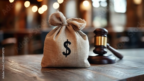 Understanding the relationship between financial penalties, crimes, and judicial authority.