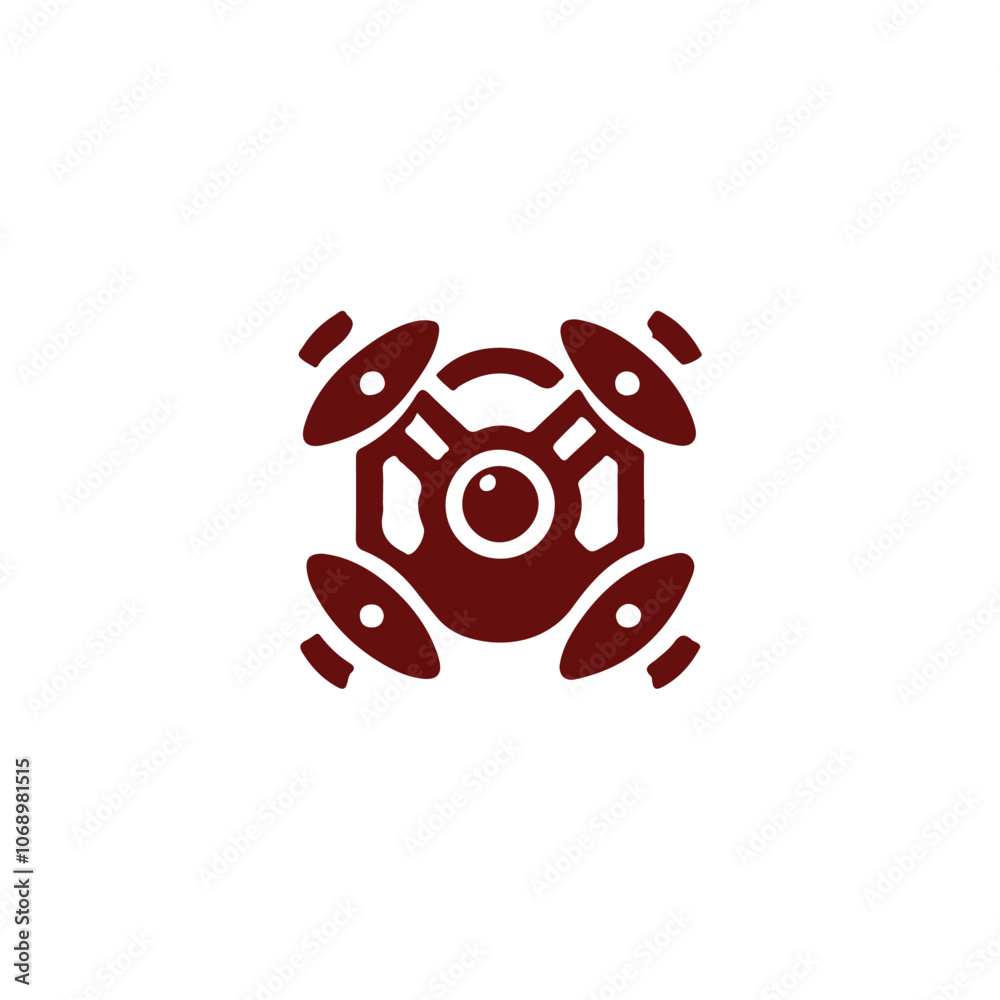 Obraz premium Drone Technology Logo
