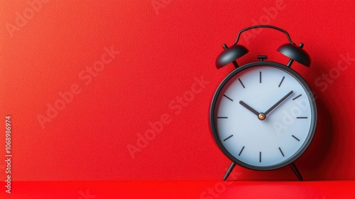 Artistic depiction of a digital clock with a house icon at the center, representing the timesensitive nature of mortgage terms, Clock with mortgage house icon, Modern and symbolic