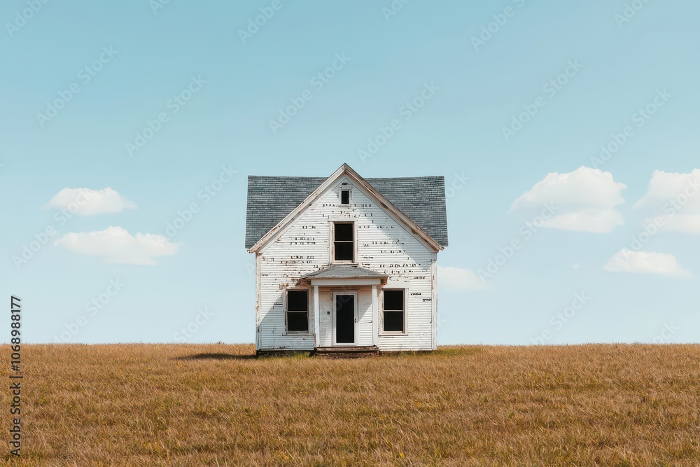 Artistic view of a house with a timeline beneath it, showing principal and interest payments reducing over the years, House with amortization timeline, Structured and insightful Artistic view of a house with a timeline beneath it, showing principal and interest payments reducing over the years, House with amortization timeline, Structured and insightful