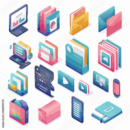 File Management Icons File types