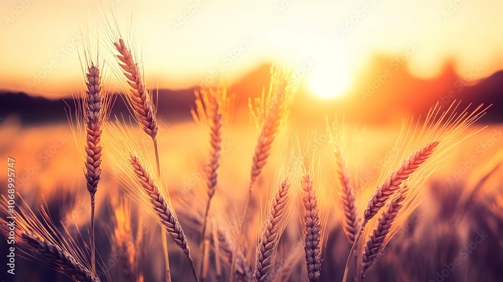 Golden wheat field at sunset. (1) Golden wheat field at sunset. (1)