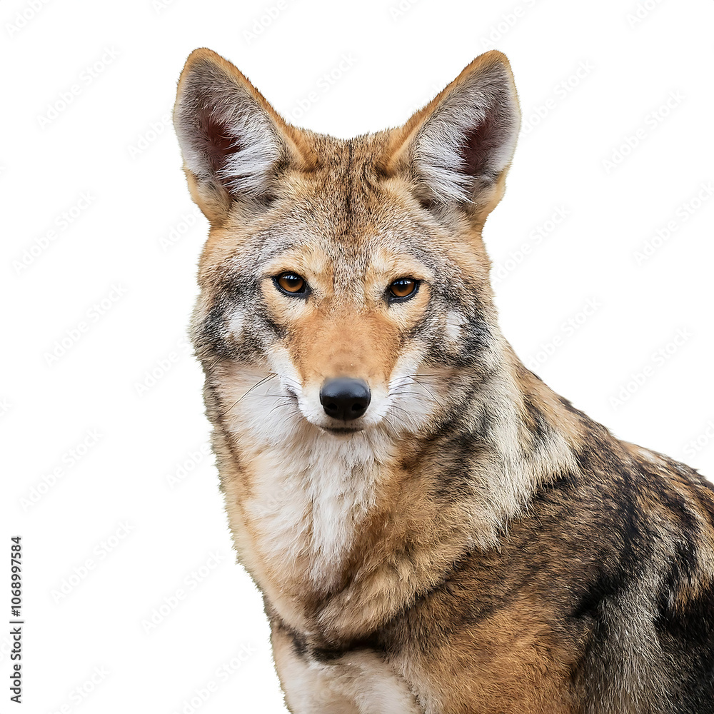 Fototapeta premium coyote image white background png file available viewing