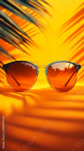 Product listing with bold typography, bright colors, and clean layout for a modern feel