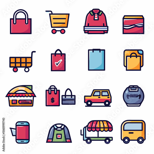 E- Shopping Icons