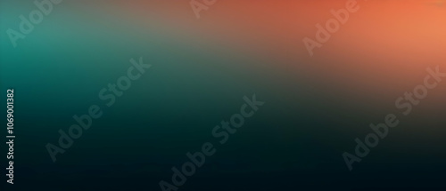 Blurred gradient Teal to Rust background