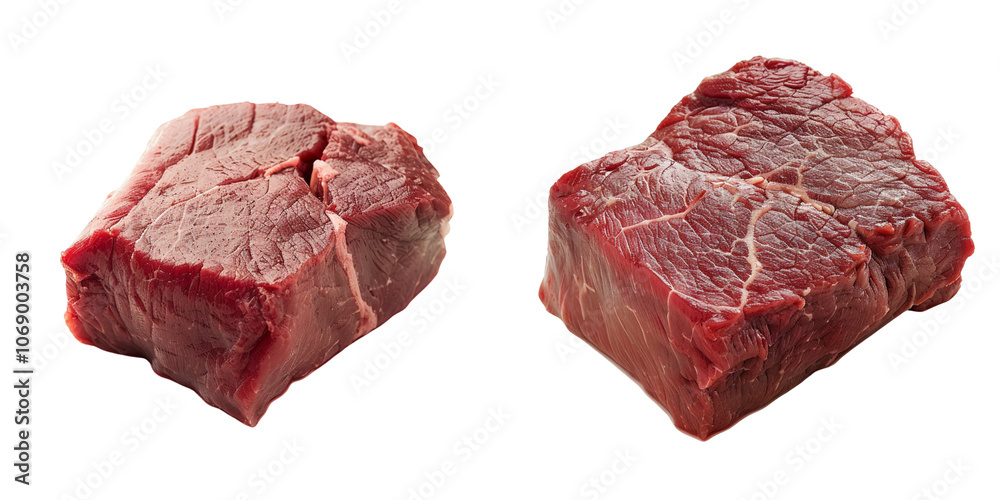 Fresh Cuts of Raw Red Meat for Culinary Use Fresh Cuts of Raw Red Meat for Culinary Use