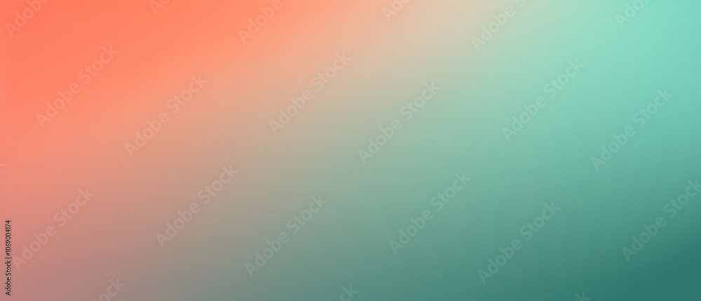 Blurred gradient Coral to Mint background Blurred gradient Coral to Mint background