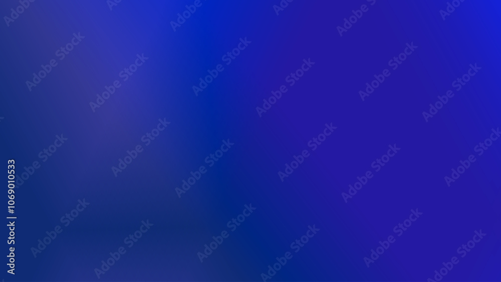 Fototapeta premium Blue gradient background grainy glowing blue light on dark backdrop noise texture effect banner header design 