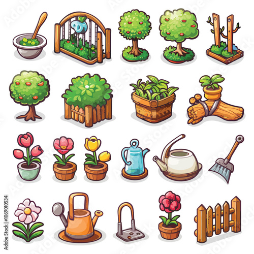 Gardening and Landscaping Icons