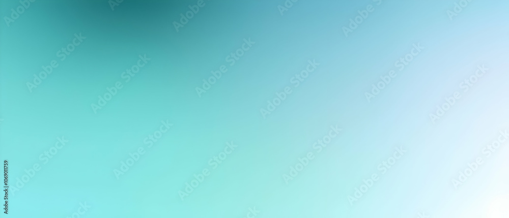 Fototapeta premium Blurred gradient Sky Blue to Mint background