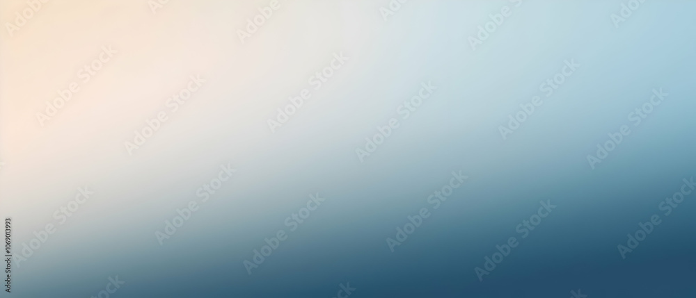 Blurred gradient Blue to Cream background Blurred gradient Blue to Cream background