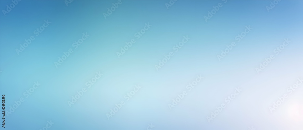 Obraz premium Blurred gradient Blue to White background