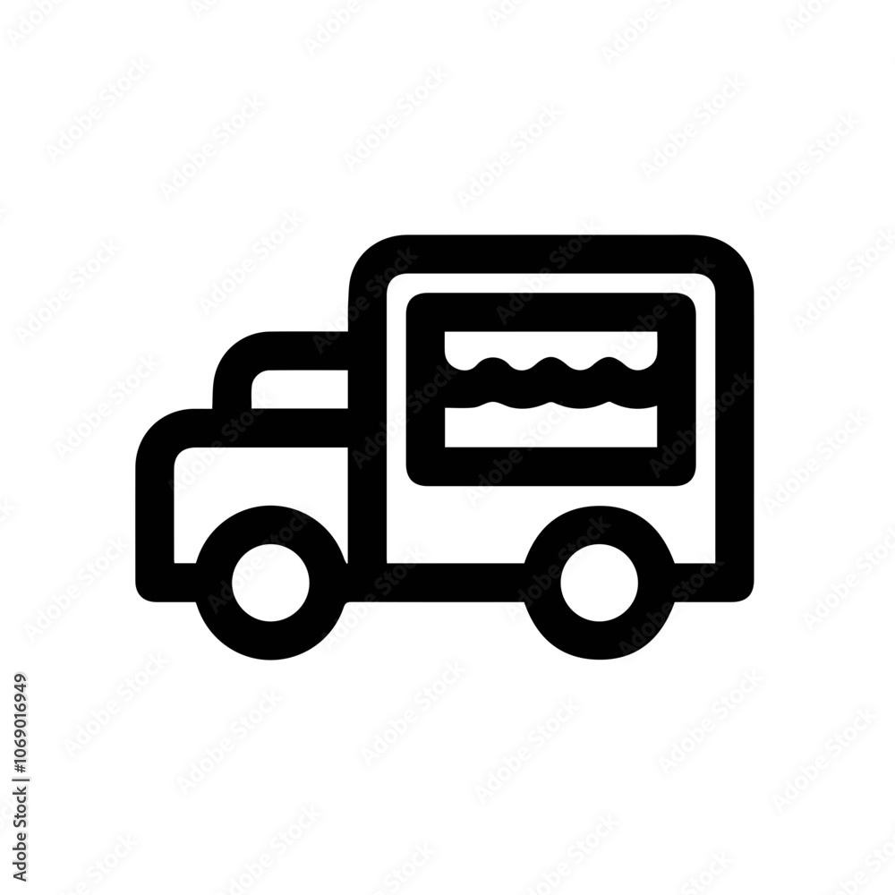 Truck icon symbol vector illustration Truck icon symbol vector illustration