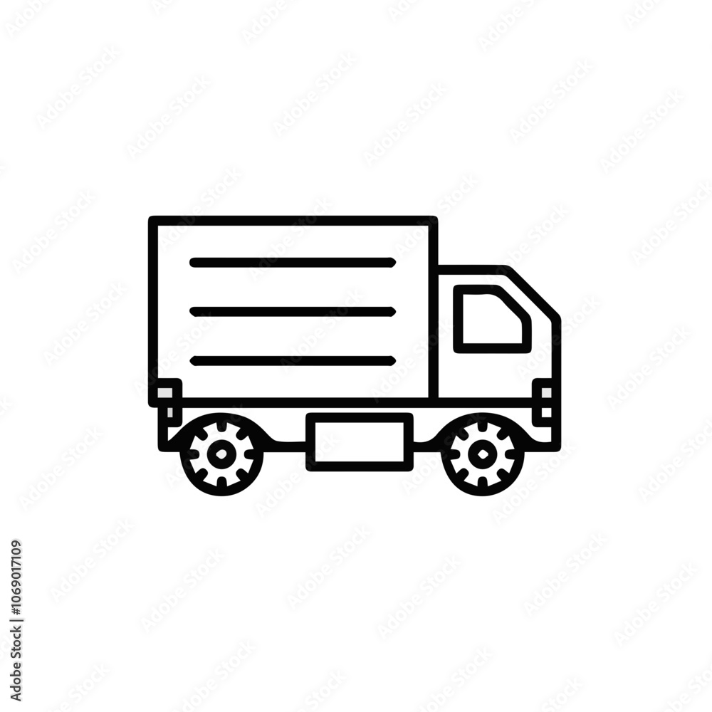 Truck icon symbol vector illustration