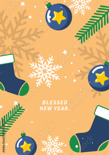 Festive Christmas with Decorative Elements