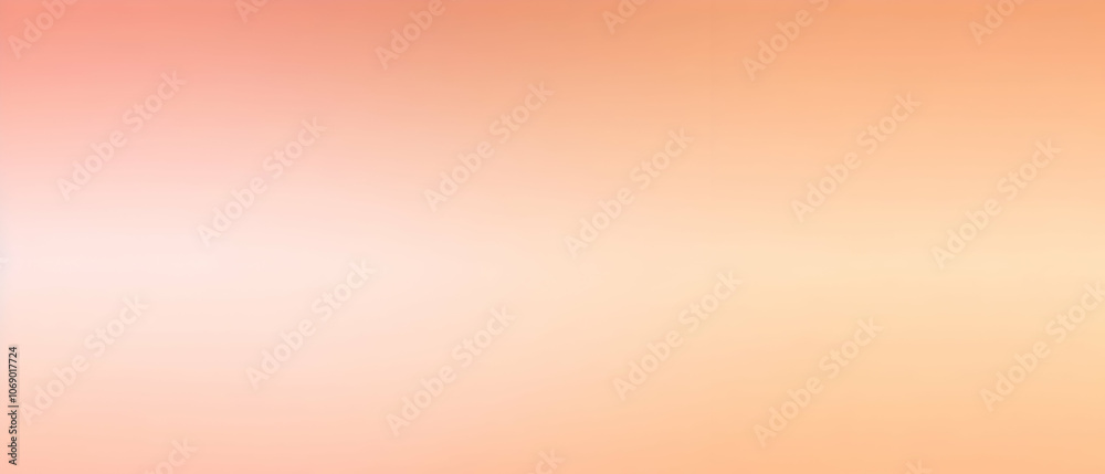 Blurred gradient Peach to Cream background