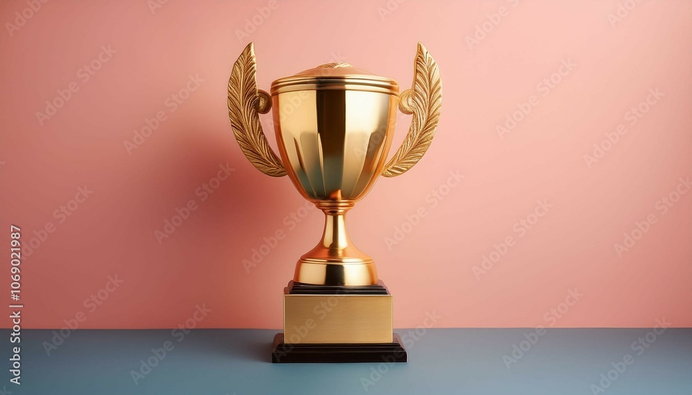 gold cup with a cup gold cup with a cup