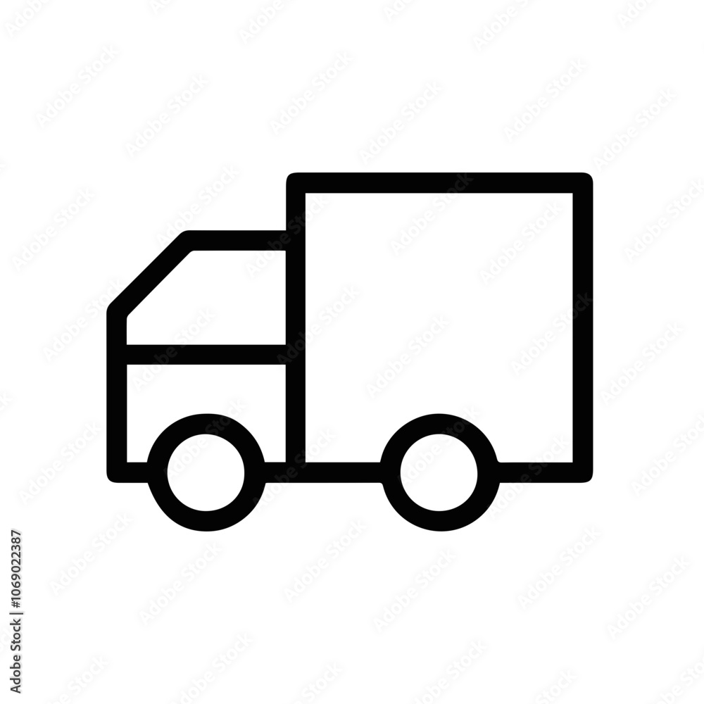 Truck icon symbol vector illustration Truck icon symbol vector illustration