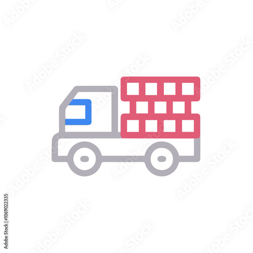 Truck icon symbol vector illustration