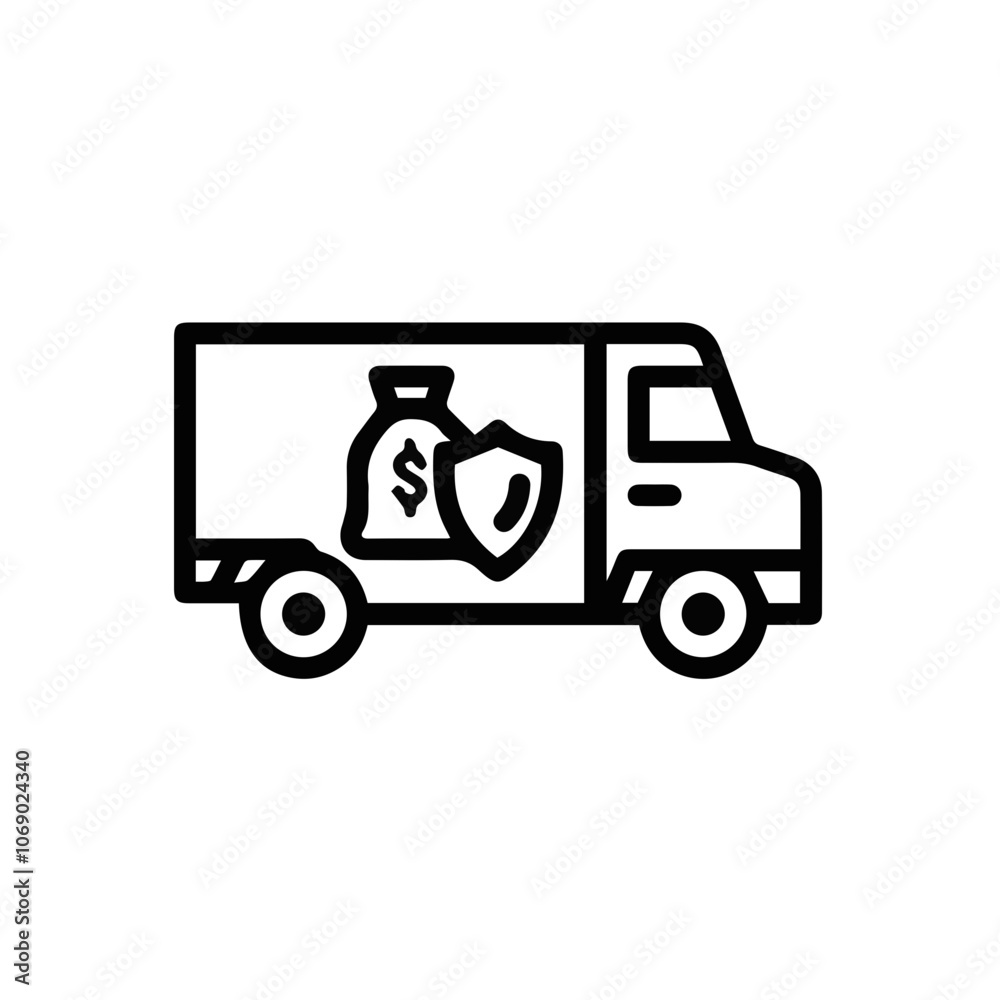 Truck icon symbol vector illustration