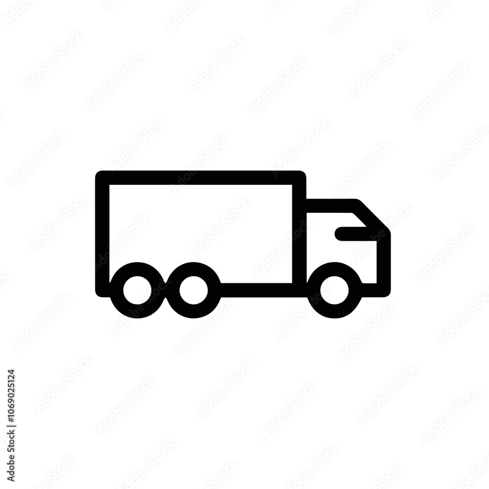 Truck icon symbol vector illustration Truck icon symbol vector illustration