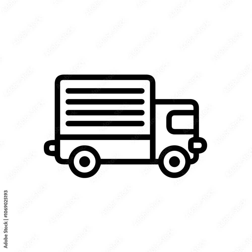 Truck icon symbol vector illustration