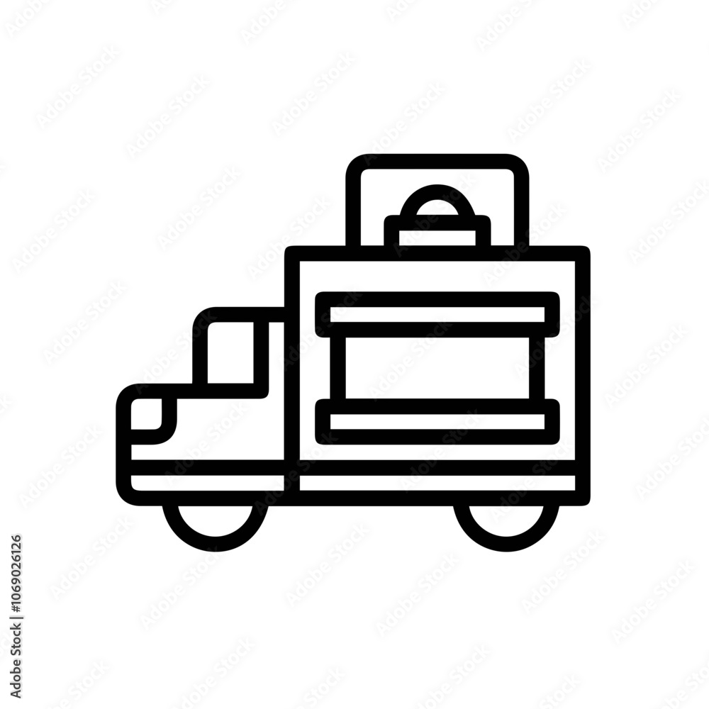 Truck icon symbol vector illustration Truck icon symbol vector illustration