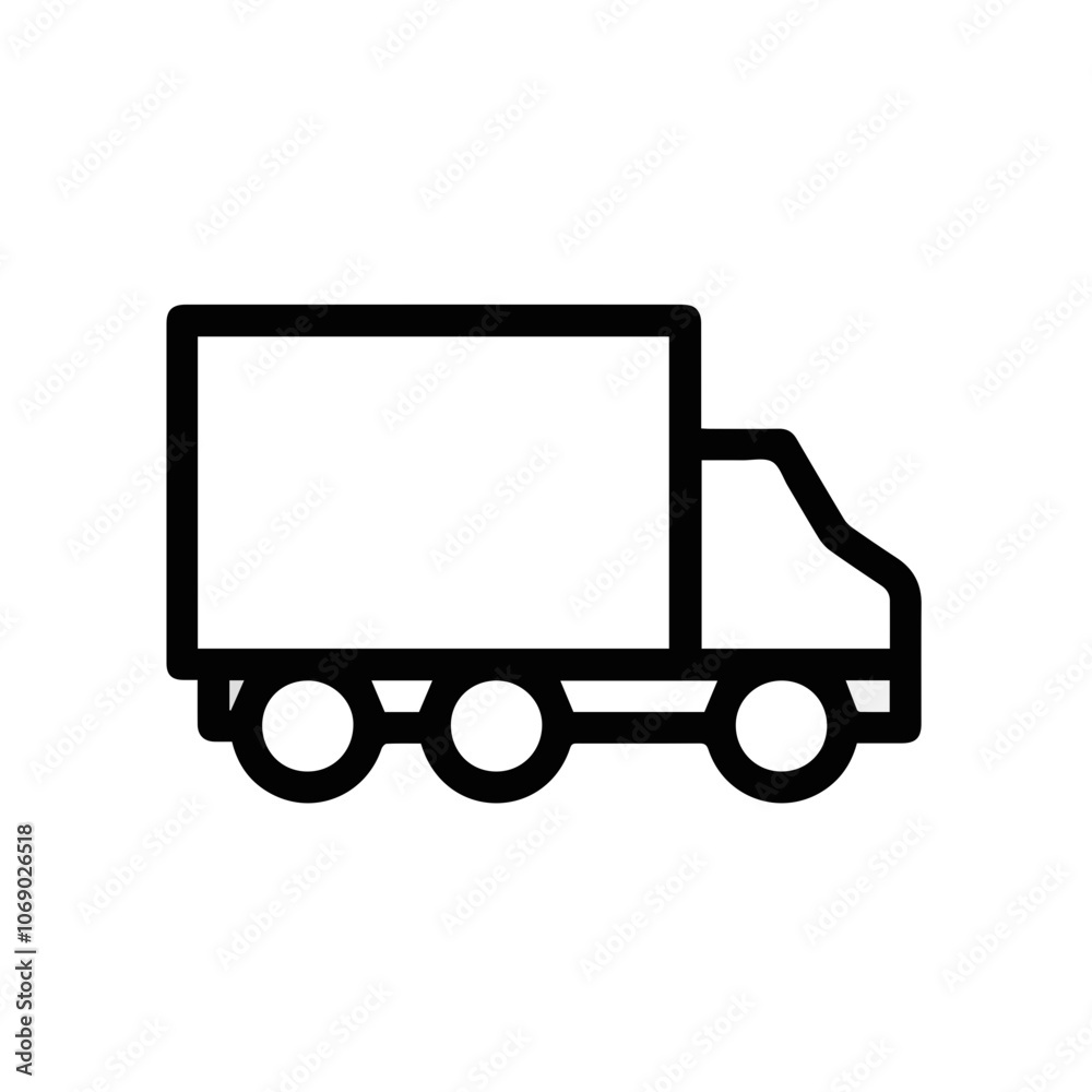 Truck icon symbol vector illustration Truck icon symbol vector illustration