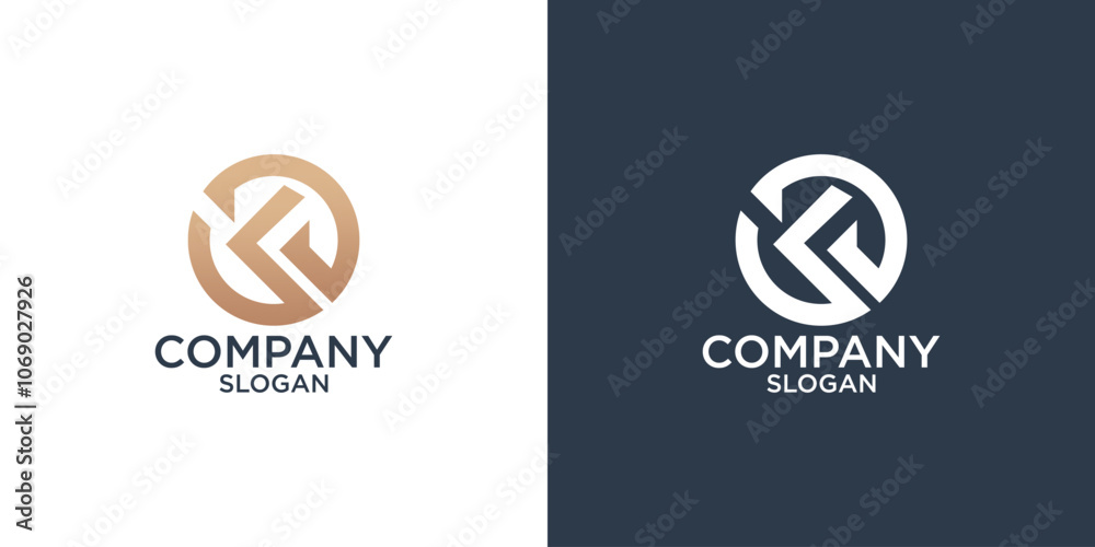 letter K abstract monogram logo design vector letter K abstract monogram logo design vector