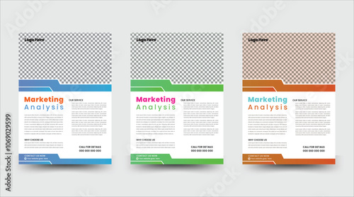 Modern corporative flyer template