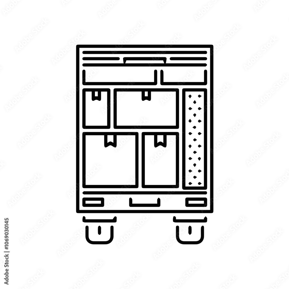 Truck icon symbol vector illustration Truck icon symbol vector illustration