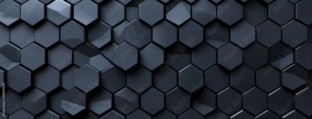 Modern Hexagonal Geometric Pattern Background Modern Hexagonal Geometric Pattern Background